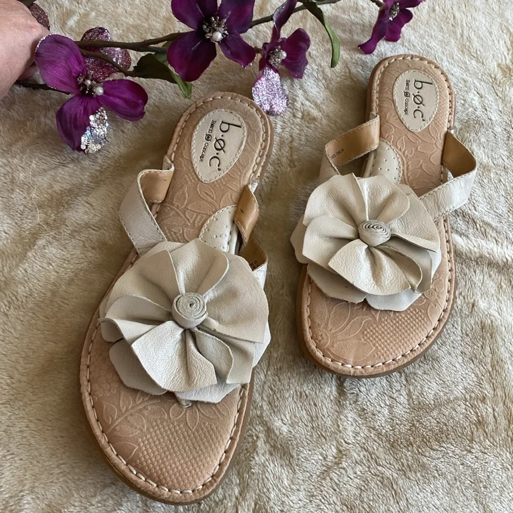 BORN Concept leather slippers/sandals